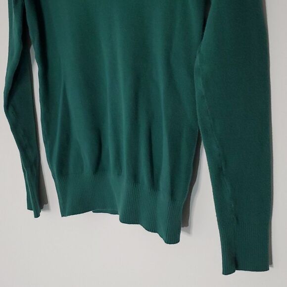 Gap green xs v neck long sleeve sweater - Picture 3 of 6